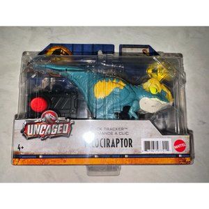 Brand New! Mattel Uncaged Jurassic World - Velociraptor Click Tracker